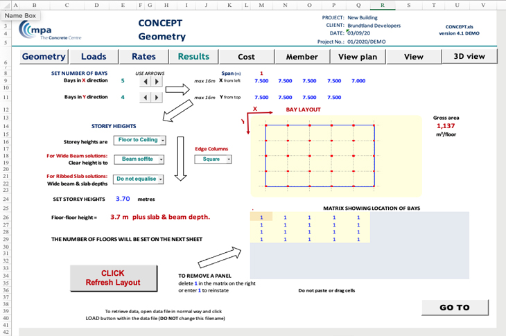 Concept v4: Cost and Carbon – updated conceptual design tool from The Concrete Centre